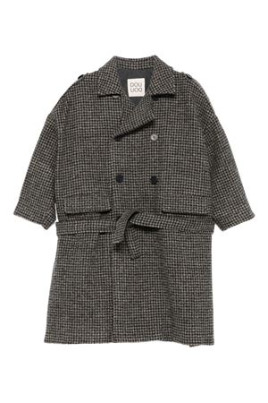 grey virgin wool coat DOUUOD KIDS | DX2P50E0232929BG